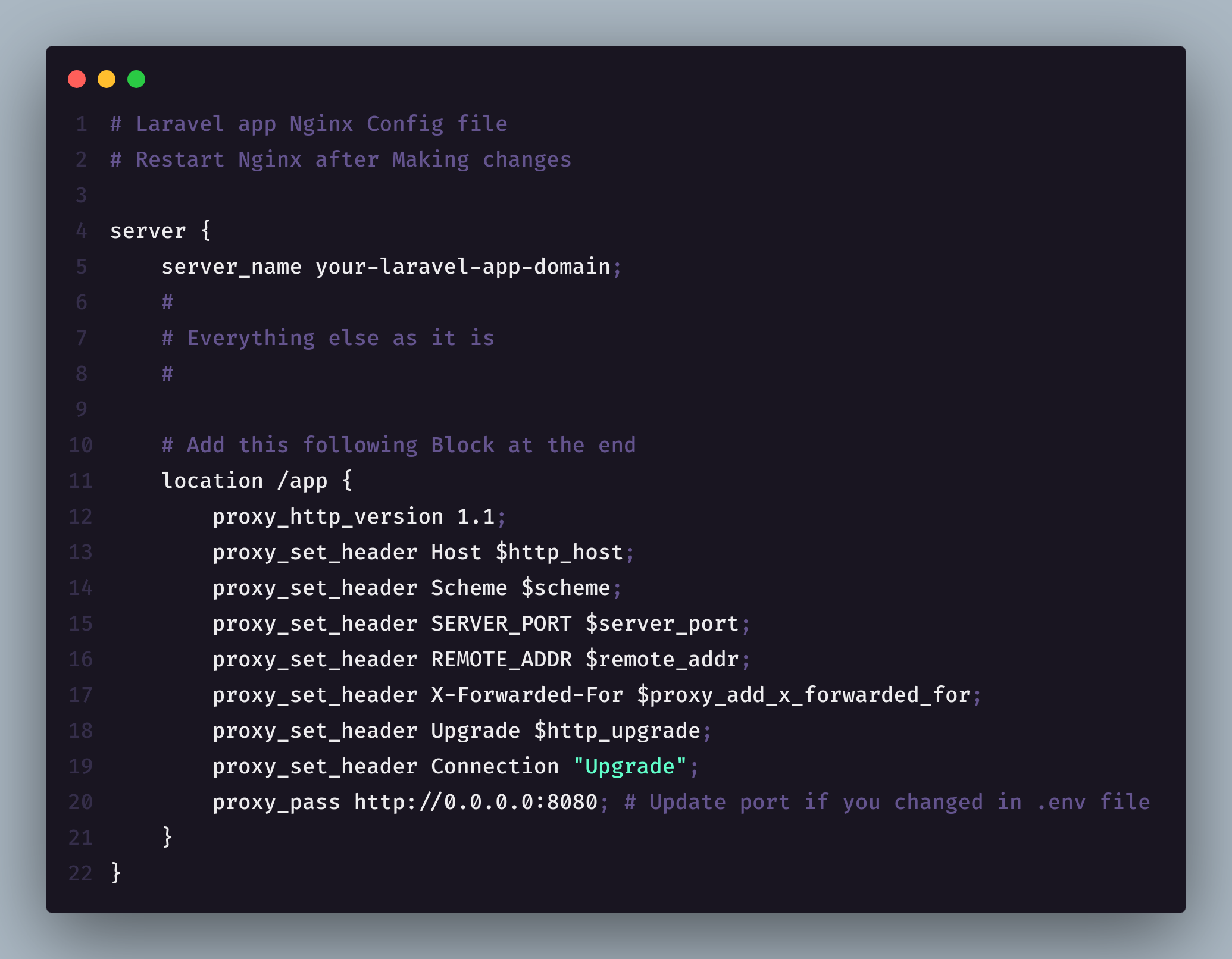 Creating Reusable Alpinejs Components Reverb Nginx Configuration File