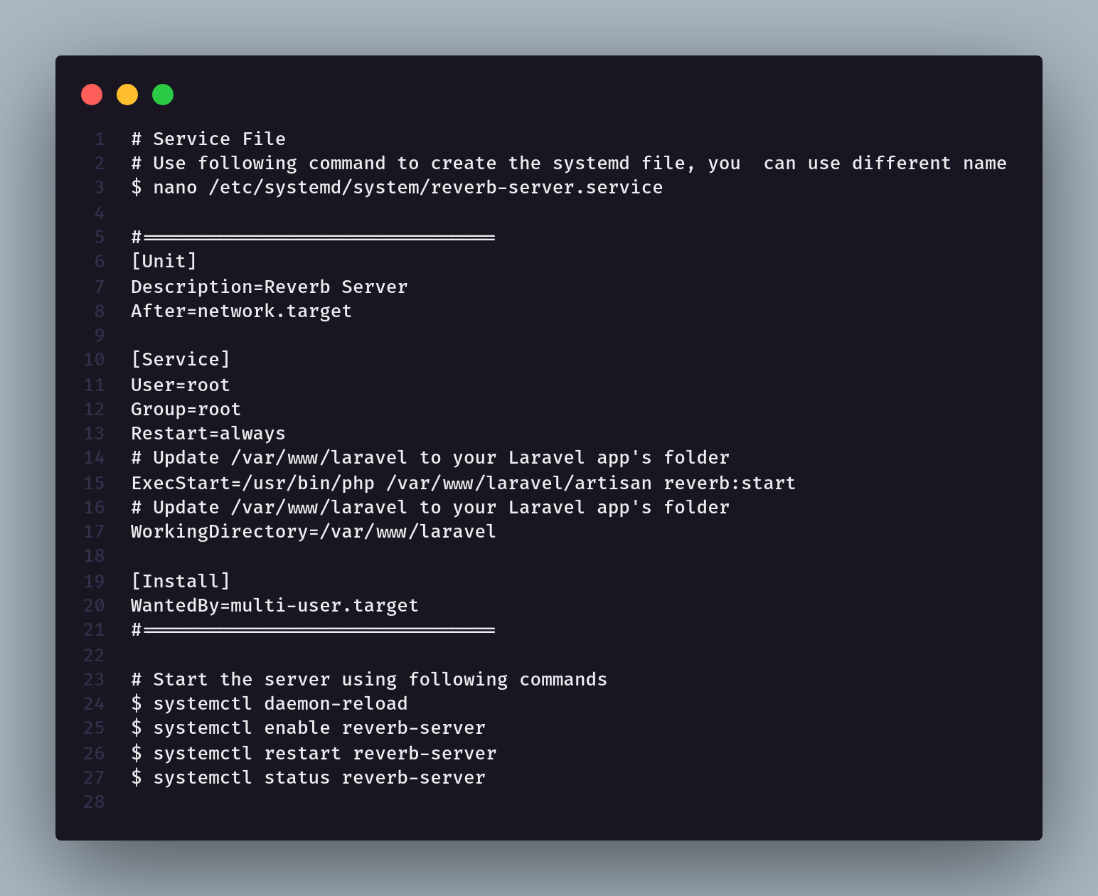 Creating Reusable Alpinejs Components Reverb Systemd File Configuration